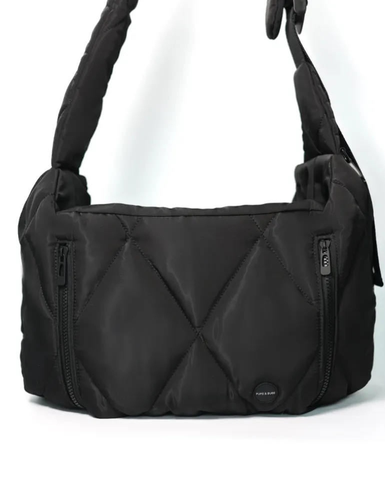 Cloud Crossbody Pet Carrier in Beige or Black