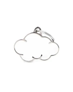 Clouds Dog Custom Pet ID Tag