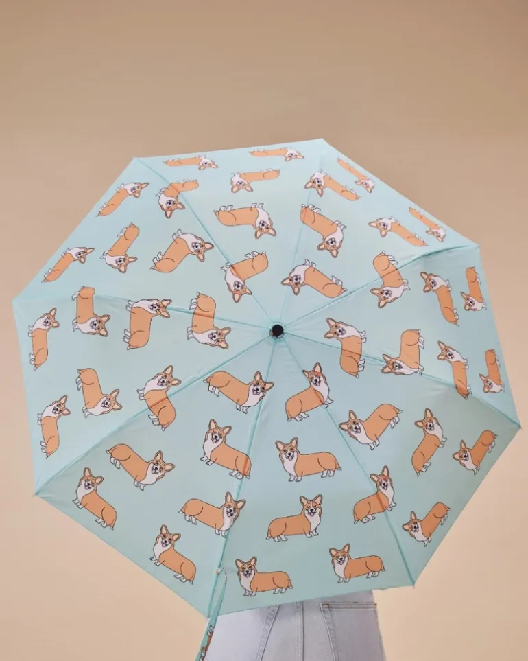 Compact Eco-Friendly Umbrella (in Doxie, Frenchie, Corgi, Matisse, Arty Cats)
