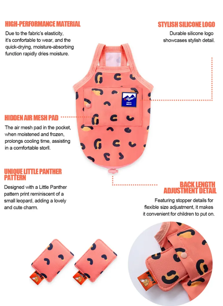Cooling Dog Tank Top in Pink