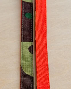 Cordura Metro Convertible Dog Leash in Camo & Neon Orange