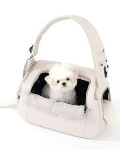 Crossbody SMART Sling Dog Carrier in Black or Beige