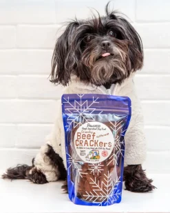 Crunchy Beef Crackers Dog Treats (Made in the USA)