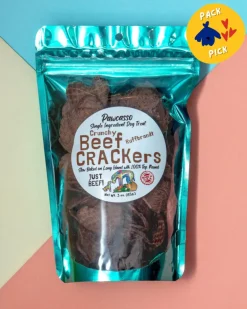 Crunchy Beef Crackers Dog Treats (Made in the USA)