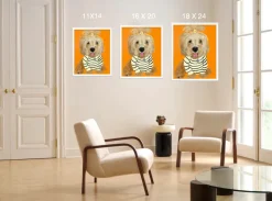 Custom Digial Pet Portrait | Multi-Subject (Framed or Unframed)