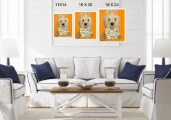 Custom Digial Pet Portrait | Multi-Subject (Framed or Unframed)