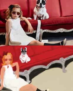 Custom Digital Pet Portrait | Single Subject (Framed or Unframed)