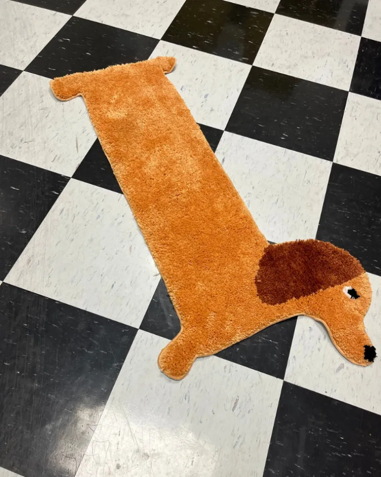 Dachshund Door, Bath + Feeding Mat