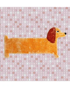 Dachshund Door, Bath + Feeding Mat