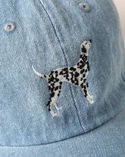 Dalmatian Embroidered Denim Hat