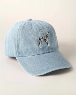 Dalmatian Embroidered Denim Hat