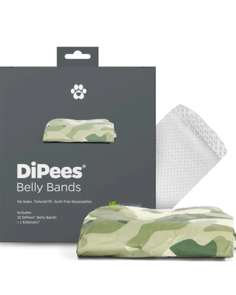 Dipees™ + Odor Control Disposable Belly Bands for Dogs