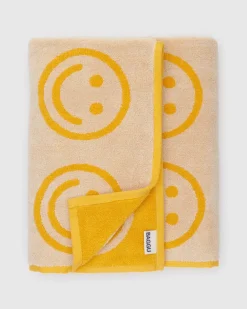Dog Bath Towel in Happy Marigold