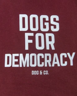 *Dogs for Democracy* Graphic Dog Hoodie (Proceeds Benefit the ACLU)