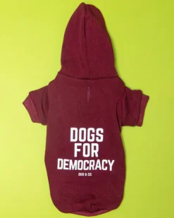 *Dogs for Democracy* Graphic Dog Hoodie (Proceeds Benefit the ACLU)