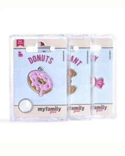 Dogs Love Donuts Custom Pet ID Tag