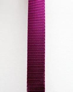 Double Clip Training Leash in Burgundy (Made in the USA)