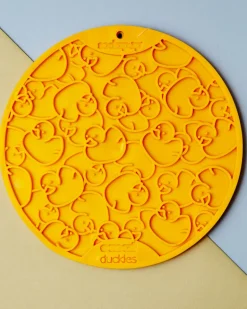 Duckies Dog Lick Mat With Suction Cups (Made in the USA)