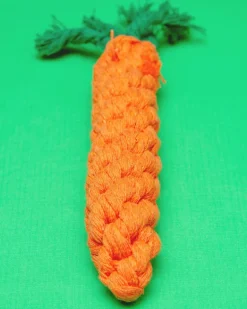 Eco-Friendly Carrot Rope Dog Toy