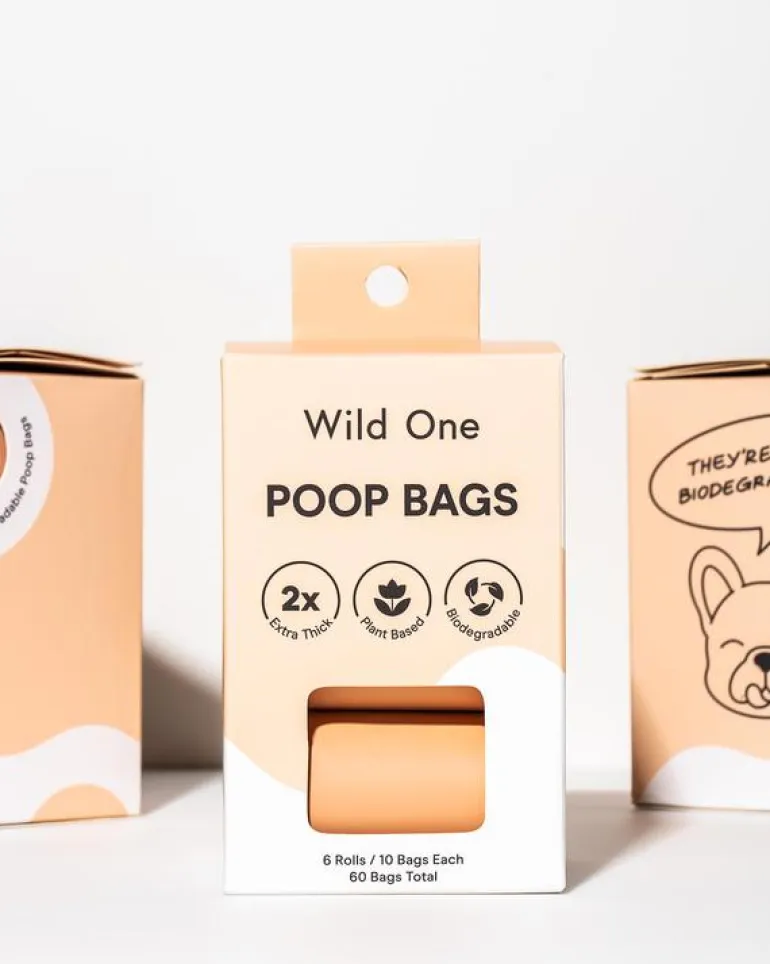 Eco-Friendly Dog Poop Bags in Tan