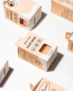 Eco-Friendly Dog Poop Bags in Tan