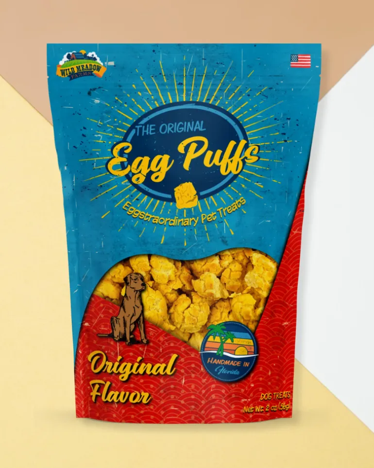 Egg Puffs Dog Treat (Original Flavor) (Made in the USA)