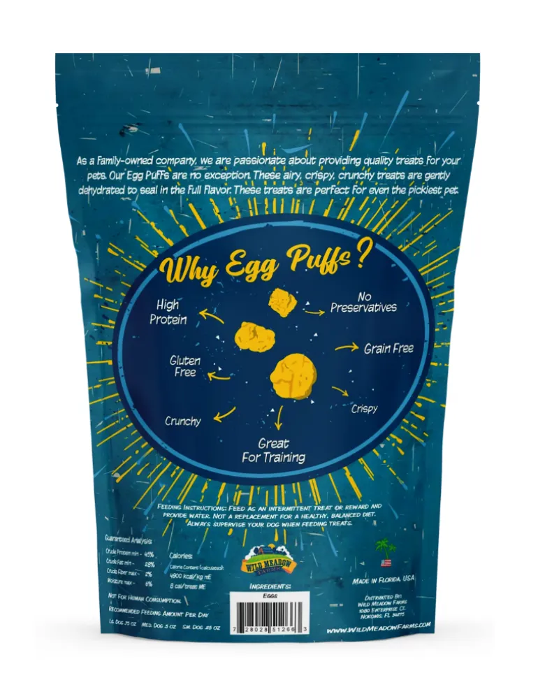 Egg Puffs Dog Treat (Original Flavor) (Made in the USA)