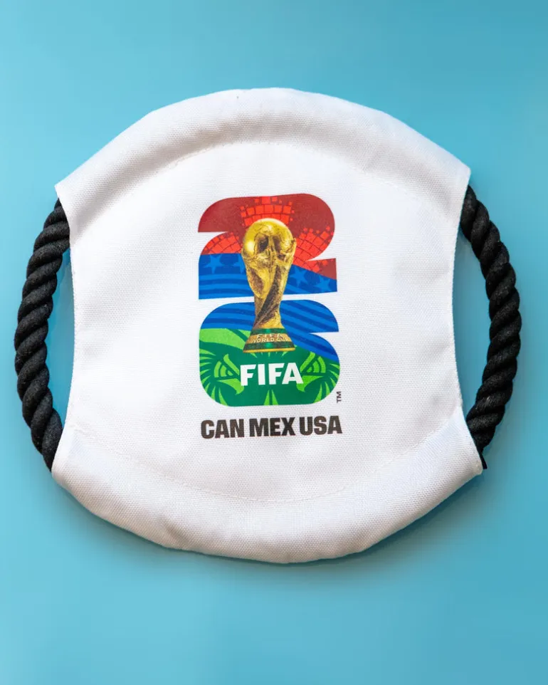 2026 FIFA World Cup NYC Host City Flying Disc Dog Toy