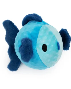 Finny the Fish Squeaky Ball Plush Dog Toy