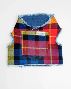 Fireside Plaid Print Dog Harness (Made in the USA)