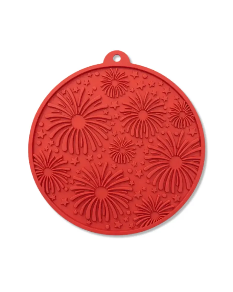 Fireworks Enrichment Lick Mat for Dogs (Made in the USA)