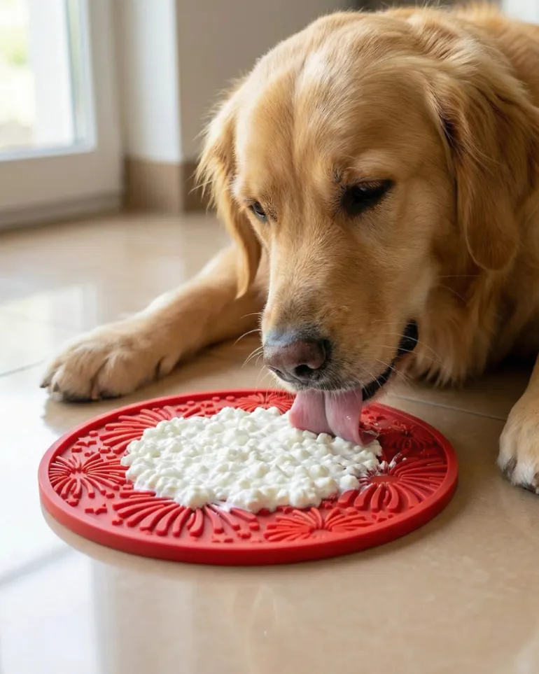 Fireworks Enrichment Lick Mat for Dogs (Made in the USA)