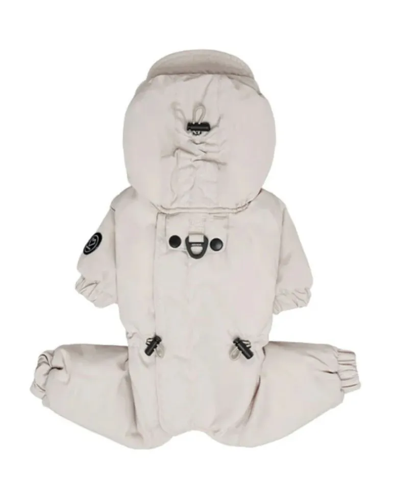 Fleece-Lined Winter Coverall for Dogs