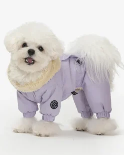 Fleece-Lined Winter Coverall for Dogs