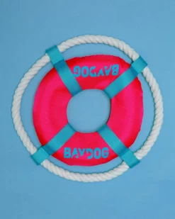 Floating Fetch Ring Dog Rope Toy