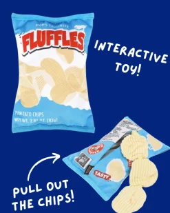Fluffles Chips Crinkle Dog Toy