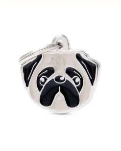 For the Love of a Pug Custom Pet ID Tag