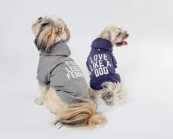 *Four Legged Feminist* Graphic Dog Hoodie (Proceeds Benefit the ACLU)