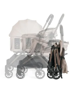 FREE-TO-GO 2 Pet Stroller in Sandy Beige (NYC In-Store or Local Pick-Up ONLY)