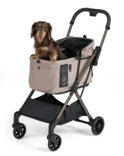 FREE-TO-GO 2 Pet Stroller in Sandy Beige (NYC In-Store or Local Pick-Up ONLY)