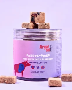 Freeze-Dried Beef Liver & Blueberry For Dogs & Cats