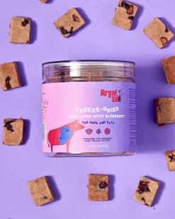 Freeze-Dried Beef Liver & Blueberry For Dogs & Cats
