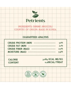 Freeze-Dried Shrimp & Broccoli Treats for Dogs & Cats