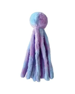 Fuzzy Wuzzie Squeaky Octopus Dog Toy