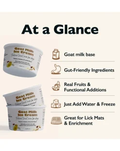 Goat Milk Dog Ice Cream Mix