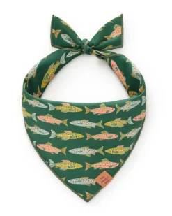 Gone Fishing Dog Bandana (Made in the USA)