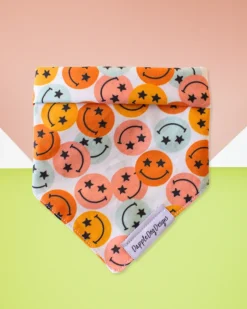 Groovy Smile Dog Bandana (Made in the USA)