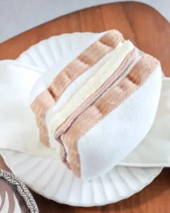 Ham & Cheese Sandwich Enrichment Snuffle Dog Toy
