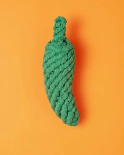 Handmade Jalapeno Rope Dog Toy