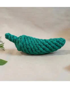 Handmade Jalapeno Rope Dog Toy